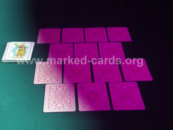 Fournier No.12 Entwurf markiert Karten, Fournier Serien Markierte Karte, Markierte Karte